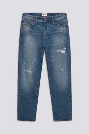 Gas Heren mediumblauwe KEVIN 78MM jeans