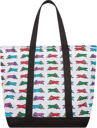 Icecream Borsa tote Running Dog - Bianco