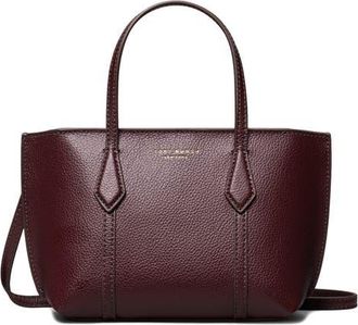 Tory Burch Mini Perry Tote in Beetle Berry at Nordstrom
