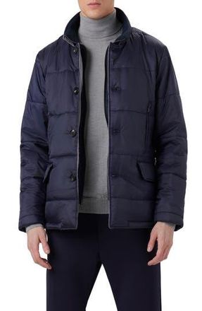Bugatchi Water Repellent Quilted Jacket in Navy at Nordstrom Rack, Size Xx-Large