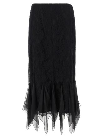 Valentino Garavani Cotton Midi Womens Skirt