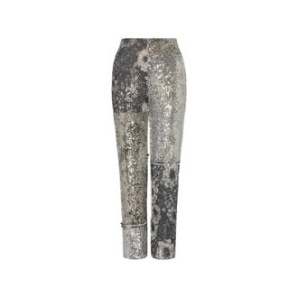 Maison Margiela Slim-fit Trousers, female, Multicolor, Size: S Slim-fit Trousers