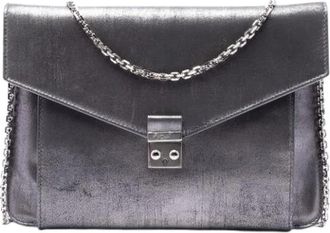 Dior Pre-owned Vintage Crossbody Bag - Dames - Vintage Schoudertas - Grijs - ONE Size - Leer - Vintage