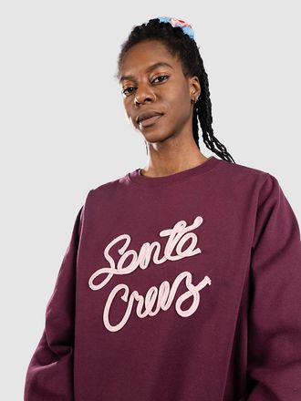 Santa Cruz Ribbon Script Front Crew Jersey rojo
