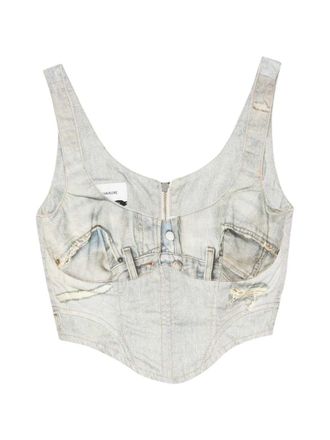 Haikure Top Haikure senza maniche con scollo a V