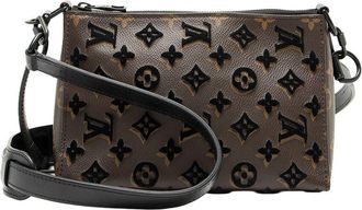 Louis Vuitton Black Tuffetage Monogram Canvas Triangle (Authentic Pre-Loved)