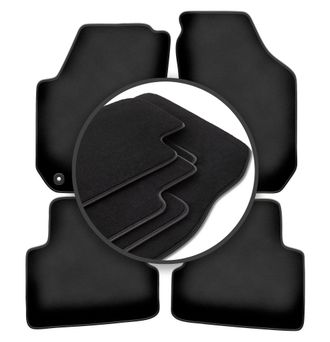 OEM Alfombrillas Premium Para Skoda Fabia Ii Hatchback, Familiar (2007-2014)