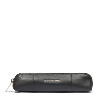 Piquadro Home, Dames, Zwart, ONE Size, Small size, leather pen case