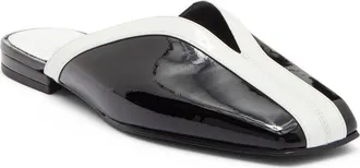 Jeffrey Campbell Narrows Mule in Black White Combo at Nordstrom, Size 7.5