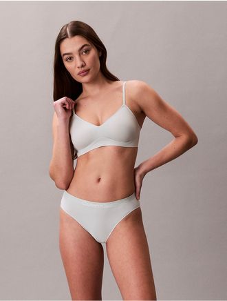 Calvin Klein Womens Bonded Flex Bikini - Light/Pastel Green - XL
