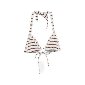 Frankies Bikinis Taite Thermal Striped Bikini Top