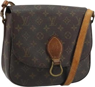Louis Vuitton Pre-owned Canvas Cross Body Tas - Dames - Vintage Schoudertas - Bruin - ONE Size - Vintage