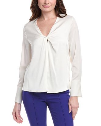 HUGO BOSS Bindita Silk-Blend Blouse