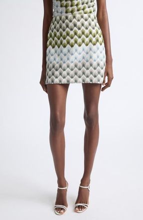Missoni Metallic Jacquard Miniskirt in S616R at Nordstrom, Size 38