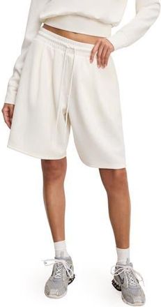 Good American Air Soft Scuba Knit Shorts in Cloud White001 at Nordstrom Rack, Size X-Small