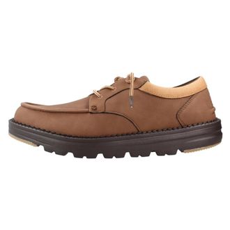 Hey Dude Flint Moc Classic - Heren - Veterschoenen - Bruin - 43 EU - Katoen - Schoenen