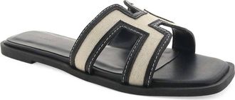 Billini Womens Gordy Cut Out Slide Sandals In Black