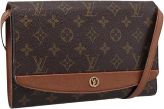 Louis Vuitton Borsa a spalla Monogram in tela Pre-owned - - Pre-owned - Donna - Marrone - ONE SIZE