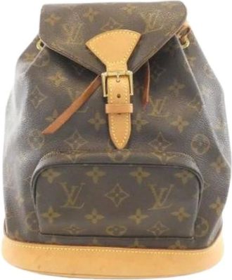 Louis Vuitton Pre-owned Backpacks, female, Brown, Size: ONE SIZE Pre-owned Vintage Backpack