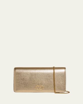 Valentino Garavani Mini Laminated Leather Crossbody Bag