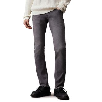 Calvin Klein Heren Calvin Klein Slim-Fit Jeans in Grijs