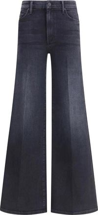 Mother Wijde Pijpen Jeans - Dames - Loose Fit Jeans - Zwart - W25 - Katoen - Jeans