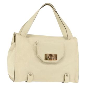 Chlo&eacute; Pre-owned Handbags, female, Beige, Size: ONE SIZE Pre-owned Tote Bag