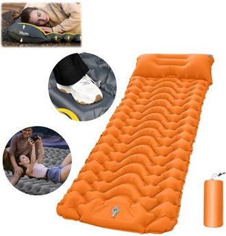 OEM Colch&oacute;n De Aire Autoinflable Para Camping, Colchoneta Inflable Port&aacute;til Para Dormir, Colch&oacute;n Inflable Accionado Con El Pie, 198 X 70 Cm