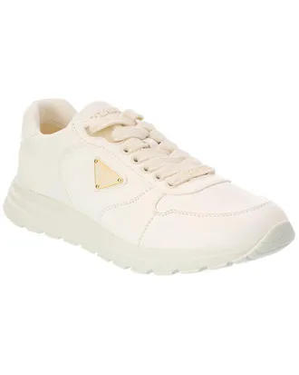 Prada Logo Leather Sneaker