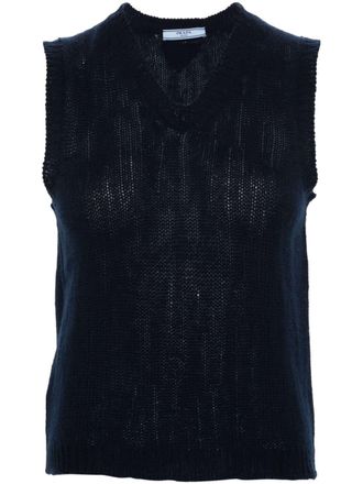 Prada Gilet in cashmere con scollo a V Prada