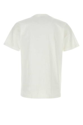 A Bathing Ape Mens White Cotton Abc Camo T-Shirt Whitexgreen Exterior Exterior: T-shirts And Polos
