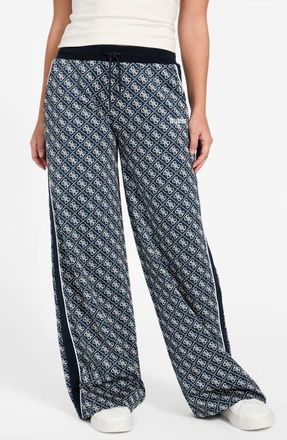 Guess 4G Logo Straight Leg Drawstring Pants in Medium Blue at Nordstrom, Size X-Small