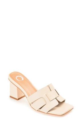 Journee Collection Renatta Mule Sandal in Off White at Nordstrom Rack, Size 11
