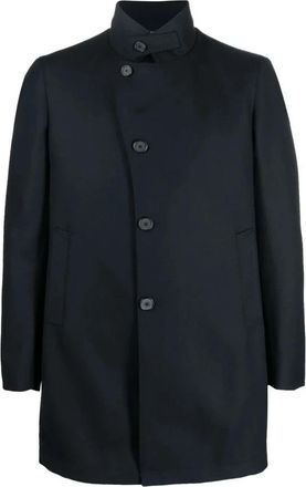 Tagliatore Gordon Coat - Heren - Mantel - Blauw - 3XL - Wol - Jassen
