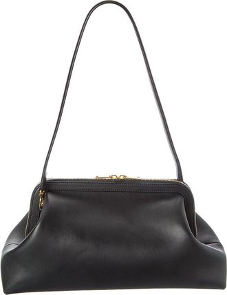 Celine Celine Logo Leather Shoulder Bag