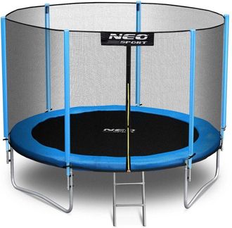 OEM Cama El&aacute;stica De Jard&iacute;n De 252 Cm Con Red Exterior Y Escalera Neo-sport