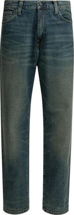 Carhartt Work in Progress Aaron Pant - Heren - Regular Fit Jeans - Blauw - W29 - Katoen - Jeans