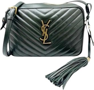 Saint Laurent Pre-owned Shoulder Bag - Dames - Vintage Schoudertas - Groen - ONE Size - Leer - Vintage