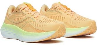 Saucony Ride 18 Running Shoe in Peach/Sunny at Nordstrom, Size 5.5