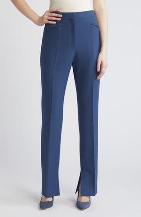 BOSS Teana Stretch Straight Leg Pants in Insignia Blue at Nordstrom Rack, Size 18 (Similar To 14W)