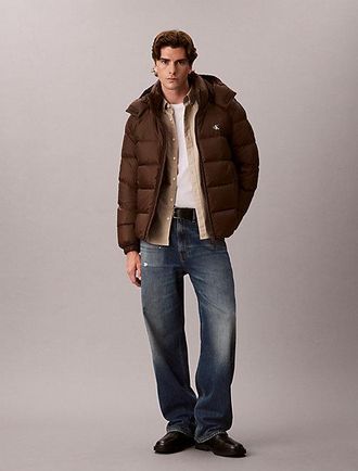 Calvin Klein Chaqueta De Plumas Holgada De Nailon