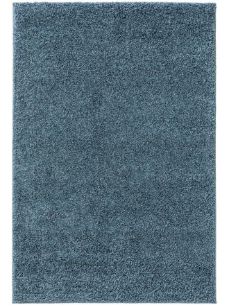 benuta Alfombra pelo largo azul 200x250
