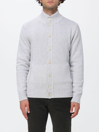 Zanone Cardigan in lana vergine con collo a dolcevita e bottoni
