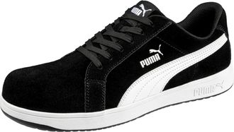 Puma Iconic Suede Low ASTM EH Black / White 640015 Mens