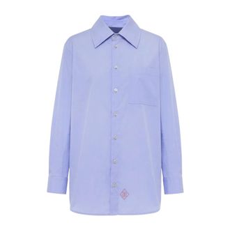 Seafarer Camisa de Algod&oacute;n Oversize de Rayas Tara - Blouses & Shirts - Mujer - Azul - M