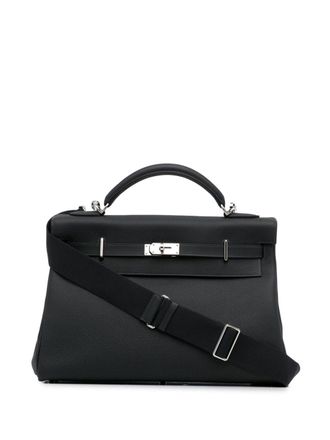 Herm&egrave;s Borsa a tracolla Togo Maxi Kelly 42 2023 - Nero