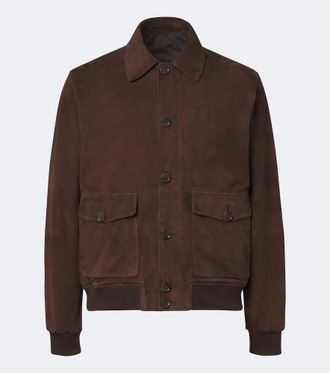 Arma Tomme reversible suede blouson jacket