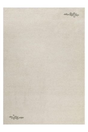 Wecon Home Alfombra de pura lana cruda tuftada a mano con dise&ntilde;o discreto 160x230