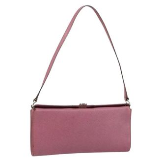 Ferragamo Pre-owned Shoulder Bag - Dames - Pre-owned - Roze - Maat: ONE Size Leer
