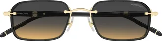 Montblanc Bold Square Frame Gradient Lens Montblanc Sunglasses